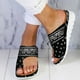 thumbnail image 1 of Moda mujer correa de tobillo verano sandalias planas chanclas Shose Wmkox8yii  hj789, 1 of 4