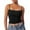 504_Black, variant on QIJUNTUO Women's Double-Lined Square Neck Camisole With Removable Padding For Club Wear Light Blue