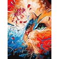 thumbnail image 4 of Animal decorativo gato Diy óleo lienzo pintura por números gatos Sincero Hogar, 4 of 6