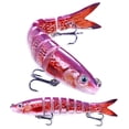 thumbnail image 5 of Animated lure Lifelike Bass Fishing Lure Top water Bass Lures Fishing Lures Multi Jointed Swimbait, 5 of 5