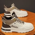 thumbnail image 3 of Zapatillas de deporte vulcanizadas informales para hombre, zapatos deportivos para caminar al aire libre, zapatillas de deporte masculinas, zapatos de suela suave para caminar, otoño, 3 of 5