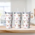 thumbnail image 2 of 20oz Chicken Graphic Tumbler with Handle Popular Birthday Christmas Gift for Chicken Enthusiasts Women Men Insulated Travel Mug Cup Holder Friendly Wide Mouth for Ice Hot Coffee Cold Soda Daily Use, 2 of 6