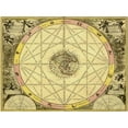 thumbnail image 2 of Cellarius, Andreas 32x25 White Modern Wood Framed Museum Art Print Titled - Maps of the Heavens: Typhus Aspec, 2 of 4