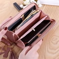 thumbnail image 6 of Fashion Glitter Clutch Tassel Card Holder Case Phone Bag Zipper Purse Long Wallet PINK, 6 of 8