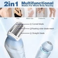 thumbnail image 2 of Glide Pro 3.0 Razor, Dusk Razor for Women, Duskofficial - 2-in-1 Silk Glide Pro Electric Razor, Wet and Dry for Legs, Arms, Underarms, and Pubic Area, 2 of 5