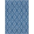 thumbnail image 2 of Mark&Day Outdoor Rugs, 4x6 Valentijn Traditional Indoor/Outdoor Denim Area Rug, Non Shedding Blue Cream Carpet for Patio, Porch, Deck, Bedroom, Living Room or Kitchen (4'3" x 5'11"), 2 of 6