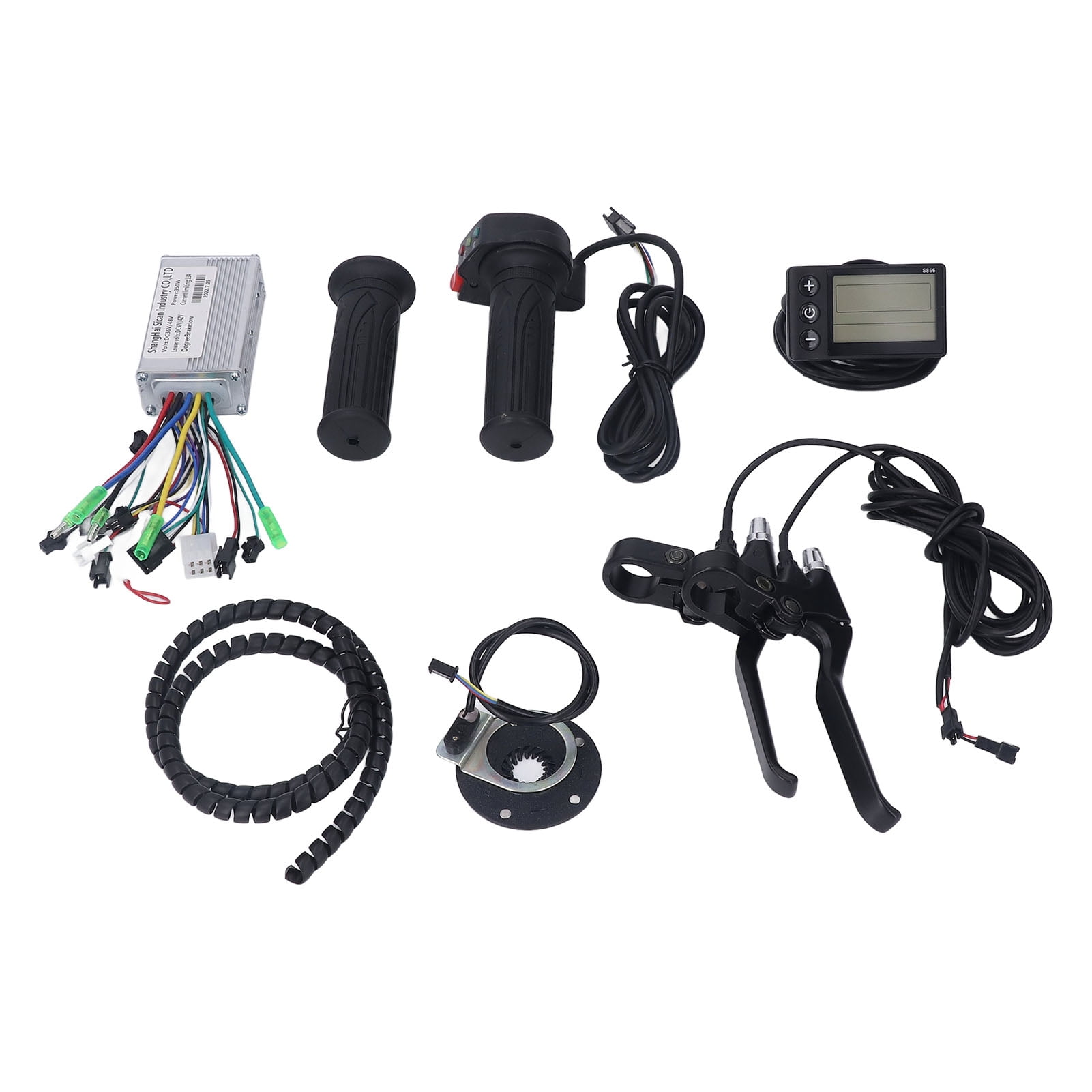 S866 LCD Panel, Heat Dissipation Electric Bike Motor Controller Set For