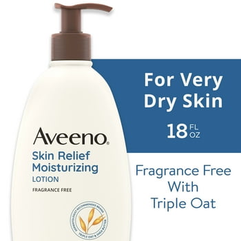 Aveeno Skin  Moisturizing Lotion for Very Dry Skin, 18 fl. oz