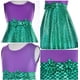thumbnail image 3 of Camiseta interior sirena vestidos pequeños lindos niñas vestidos para niños ropa para niños, 3 of 5