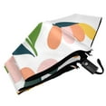 thumbnail image 6 of FORMRS Travel Umbrella Folding Auto Open Close Windproof Rain UV Protection, Retro Yellow Floral, 6 of 8