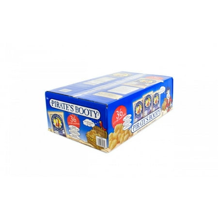 Aged Cheddar - Pirates Booty Natural Aged White Cheddar, 0.5 oz, 36 Count