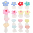 thumbnail image 1 of 16pcs Pedicure Toe Separators Decorative Flower Toe Separators Silicone Reusable Toe Separators, 1 of 8