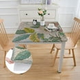 thumbnail image 2 of HAOXIT  Square Tablecloth Washable Polyester Fabric Printed Table Cloth for Square or Square Tables, Reusable Table Cover for Kitchen and Dining Room 36*36, 2 of 8