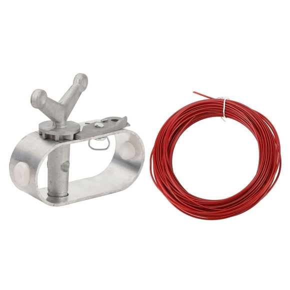 Pool Cover Wire, 164ft Aluminum Alloy Zinc Plated Long Service Life Pool Cover Winch for Replacement