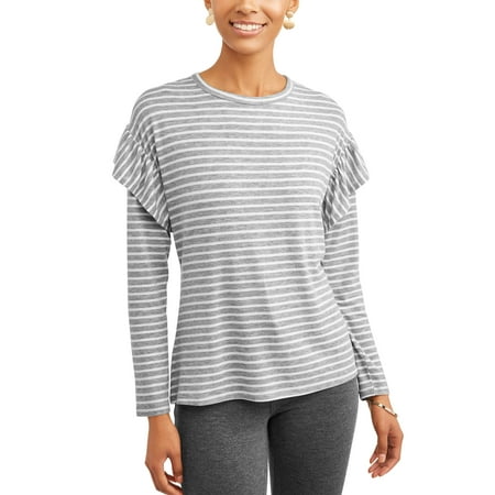 Mermaid Womens Long Sleeve - Women's Long Sleeve Ruffle T-Shirt