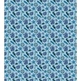 thumbnail image 2 of Nautical Duvet Cover Set, Marine Art of Anchor Seahorse Sailboat Fish Crab Adventurous Theme, Decorative 3 Piece Bedding Set with 2 Pillow Shams, King Size, Sea Blue and Dark Teal, by Ambesonne, 2 of 2