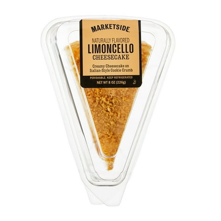Marketside Limoncello Mega Cheesecake Slice, 8 oz (Refrigerated)