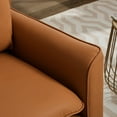thumbnail image 3 of Modern Sofas TS Cat paw leather upholstered sofa 2PC,Nordic retro light luxury living room balcony bedroom single casual sofa chair,Rustic Sofas, 3 of 12