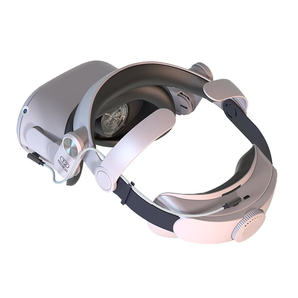 Cateissary Auriculares VR, correa para la cabeza, diadema ajustable plegable con perilla giratoria, accesorios de realidad Virtual, repuesto para Electrónica con fuente de alimentación