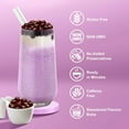 thumbnail image 5 of JWAY Instant Taro Milk Boba Tea Kit with Authentic Brown Sugar Tapioca Boba Pearls, Bubble Milk Tea Boba Set, Ready in Under 1 Minute, Paper Straws Included, 3 Servings, 5 of 10