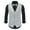 Z2-Silver, variant on Dovford Mens Sequins Vest Formal/Leisure V-neck Shiny Waistcoat Bowtie Set Prom Party Tuxedo