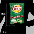 Lay's Sour Cream & Onion Potato Chips Family Size!, 10 Oz.