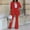 Red, variant on NMMUED Women Suits 2 Piece Set, Womens Suits 2 Piece Set Business, Pant Suits for Women Dressy, Trajes Elegantes Para Mujeres, Womens Business Casual Clothing, Black L