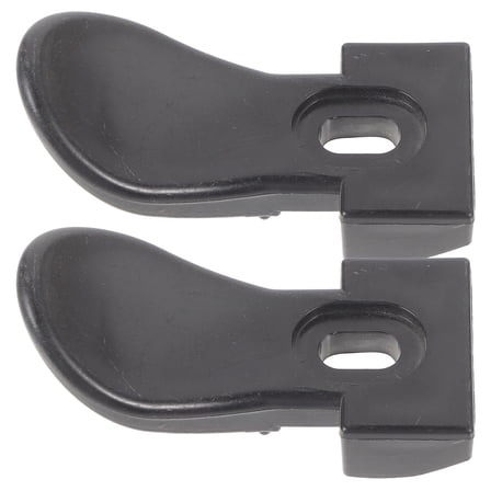 Toyvian 2pcs Wheelchair Rolling Support Element Plastic Black Electric Wheelchairs Parts