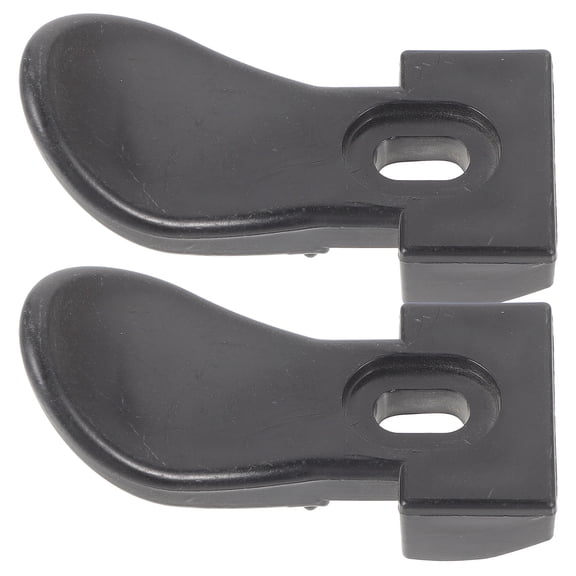 Toyvian 2pcs Wheelchair Rolling Support Element Plastic Black Electric Wheelchairs Parts