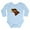 Sky Blue, variant on CafePress - Chocolate La Body Suit - Long Sleeve Cotton Baby Bodysuit