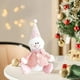 thumbnail image 1 of Muñeco de peluche navideño, figura de peluche, adorno navideño para el hogar, muñeco de peluche para sala de estar, adornos navideños para el hogar muñeco de nieve sentado, 1 of 8