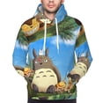 thumbnail image 6 of Totoro Trendy Cartoon Men'S Fleece Hooded Hoodie, hoodies for women men with pockets,Fall Fashion 2025 Pullover Sweaters Winter Clothes, 6 of 9