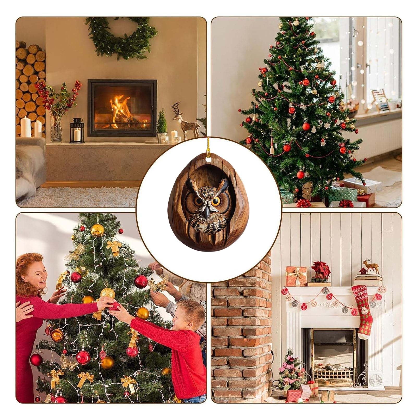 Ornement Animal Marin à Suspendre Pour Sapin De Noël, Décoration De Vacances En Acrylique Pour Intérieur Et Extérieur