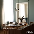 thumbnail image 3 of Hunter - Lochemeade 3-light Natural Black Iron, Large Cluster Light, Dimmable, Modern Style, Linear Shaped, for Bedrooms, Dining, Living Rooms - 19717, 3 of 9