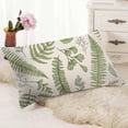 thumbnail image 3 of Throw Pillow Covers Green Leaf Floral in Vintage Style Leaves and Herbs Botanical Boxwood Seeded Eucalyptus Fern Maidenhair Pillow Case 12x20 Inches, 3 of 6