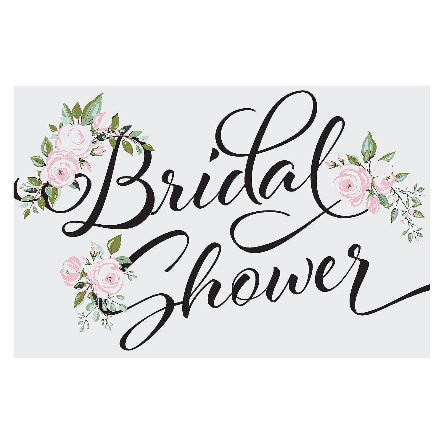 Fun Express Bridal Shower 26” x 17” Floral Decoration Yard Signs