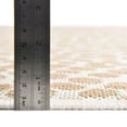 thumbnail image 5 of Rugs.com Jill Zarin Outdoor Collection Rug – 10' 8 Round Dark Beige Flatweave Rug Perfect For Kitchens, Dining Rooms, 5 of 9