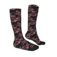 thumbnail image 4 of Lsque Orchids Flowers Printed Crew Socks Men's Women's LightWeight Thin Casual Calf Socks ,Knee High Socks,Cotton Socks, 4 of 9
