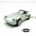 thumbnail image 3 of Keychain Porsche 911 Targa Grey Gray Convertible Car Rare Novelty 1:64 Diecast, 3 of 4