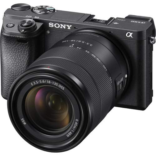 Sony Alpha a6300 Mirrorless Camera with 18-135mm Lens With Soft