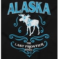 thumbnail image 2 of Alaska Last Frontier Feminine Moose Women's Plus Size Graphic Tee Brisco Brands 2X, 2 of 5