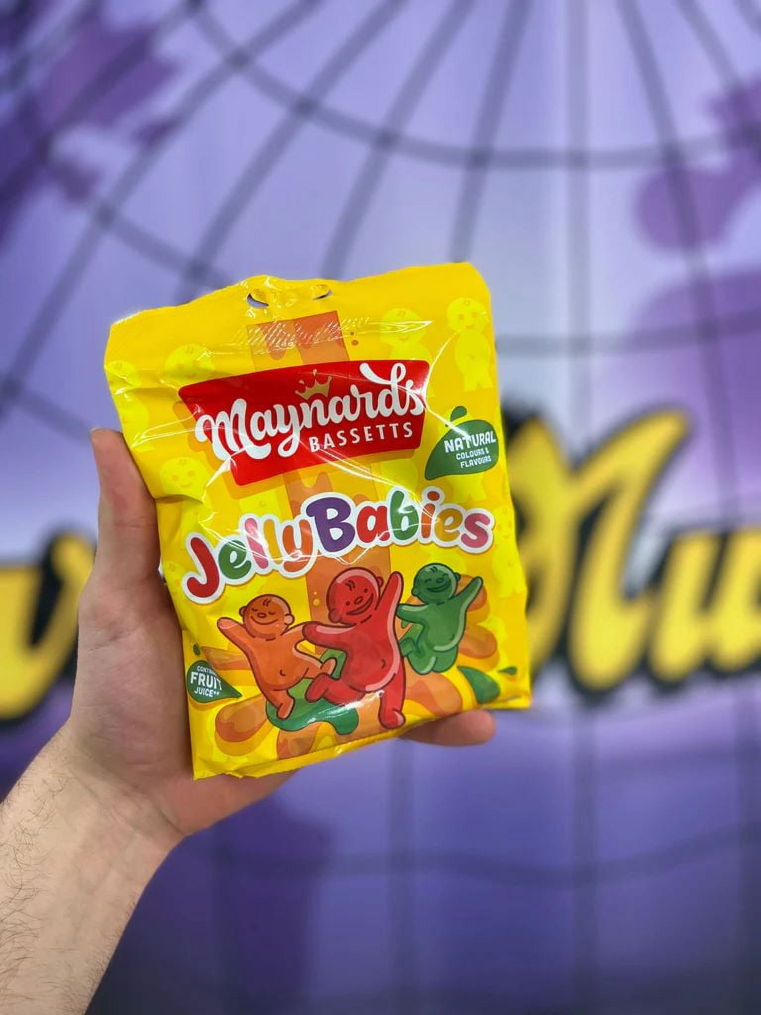 Maynards Bassetts Jelly Babies Sweets Bag 165g (Pack of 2)