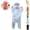 Blue, variant on Mfakffe Big Mouth Monster Onesie Plush Monster Onesie Pajamas Cozy Home Loungewear for Sleep & Party (No Shoes Included)