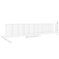 thumbnail image 2 of vidaXL Mur de Gabion avec Couvercles Acier Galvanisé 600x30x100 cm, 2 of 4