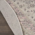 thumbnail image 5 of Nourison Tranquil Persian Ivory/Pink 5'3" x ROUND Area Rug, (5 Round), 5 of 8
