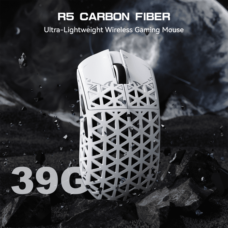 ATTACK SHARK R5 Ultra Carbon Fiber 8000Hz Wireless Gaming Mouse