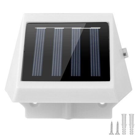 

Cterwk 1Pcs Solar Power Stair Fence Garden Security Lamp Outdoor Waterproof Light
