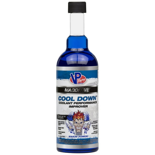 VP Racing Coolant Additive 2085 Used With Anti-Freeze And Water; Used For All Radiator Systems; Ideal For Racing/Street/RV And Tow Vehicle Applications; 16 Ounce Bottle; Single