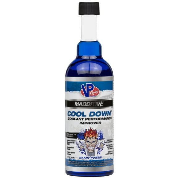 VP Racing Coolant Additive 2085 Used With Anti-Freeze And Water; Used For All Radiator Systems; Ideal For Racing/Street/RV And Tow Vehicle Applications; 16 Ounce Bottle; Single