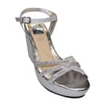 thumbnail image 1 of SANDALIA DE VESTIR LEON MUJER PLATA TEXTIL 3591 LEON  3591p, 1 of 4